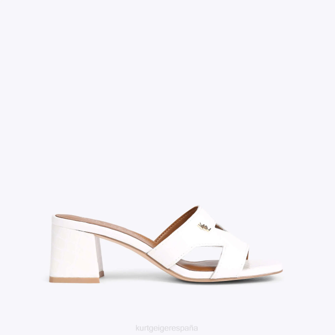 Kurt Geiger mujer bloque de odina de londres 2LPR436 | calzados blanco